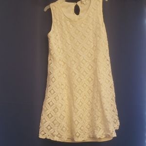 Cream lace dress